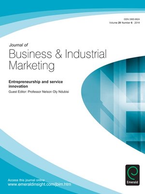 cover image of Journal of Business & Industrial Marketing, Volume 29, Issue 6